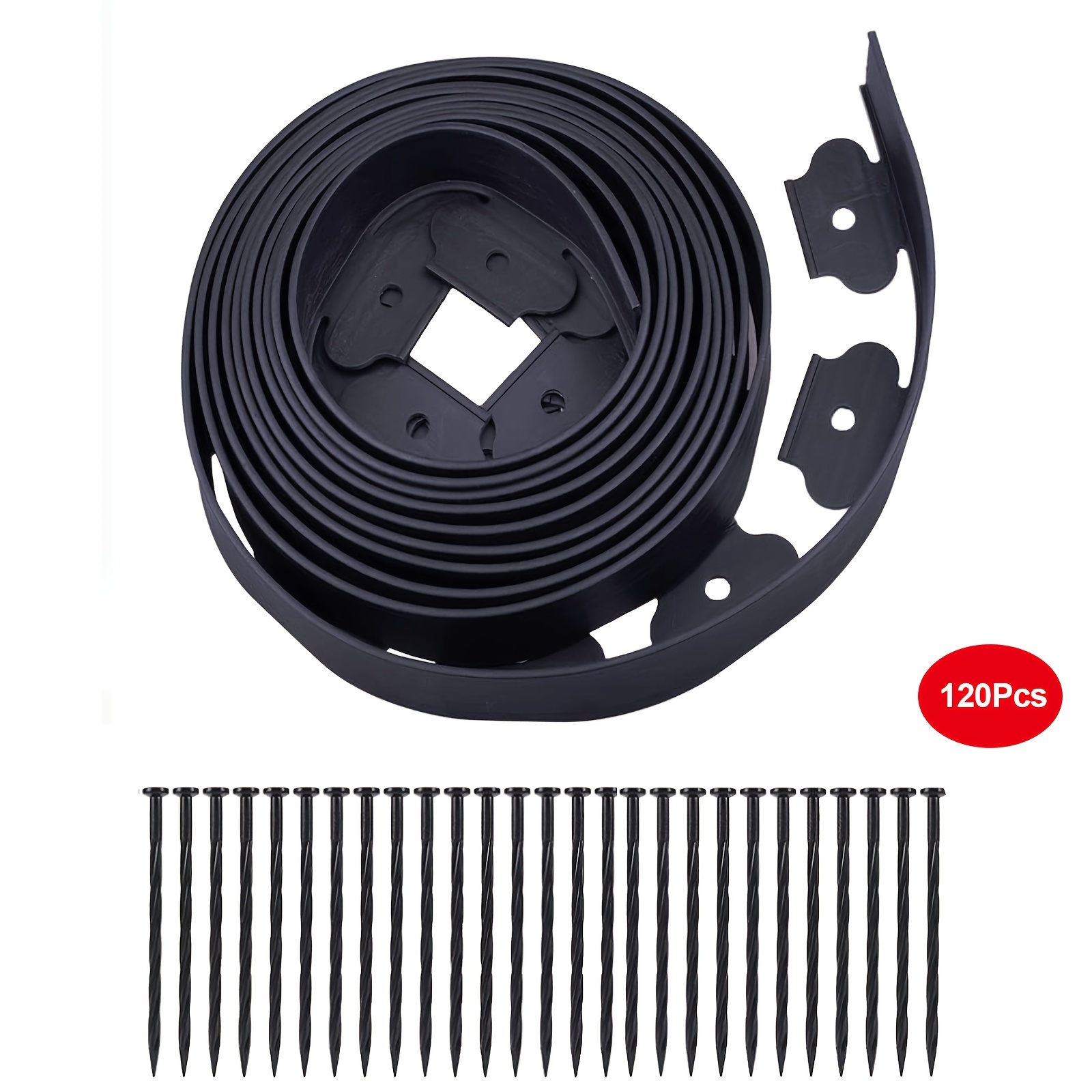 

Kit, 2" Plastic For Landscaping, , (100ft+ 120pcs Anchoring , )