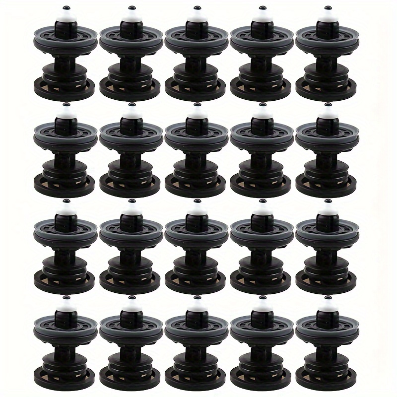 Image of Set Of 20 Fasteners For Securing Door Trim Panels, Compatible With For And For Models Including , , Golf, Caddy, , T4, T5, , Scirocco, A1, A4, A6, A7, A8, Q3, Q5, Q7, And