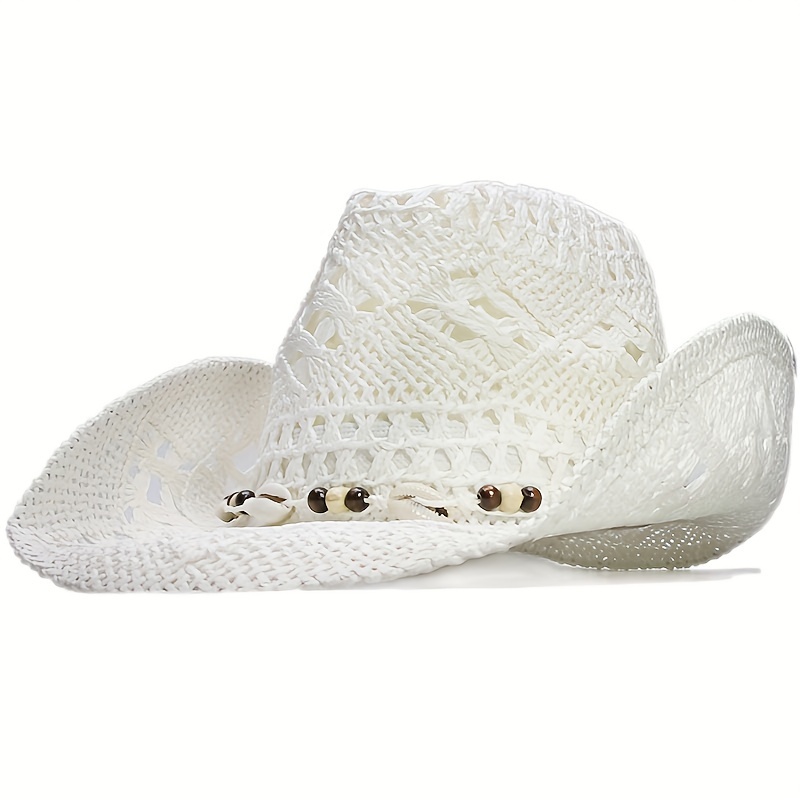 9963 Western Straw Cowboy Hat Cowgirl Hats Hollow Out Summer Beach Sun Men Women main image 4