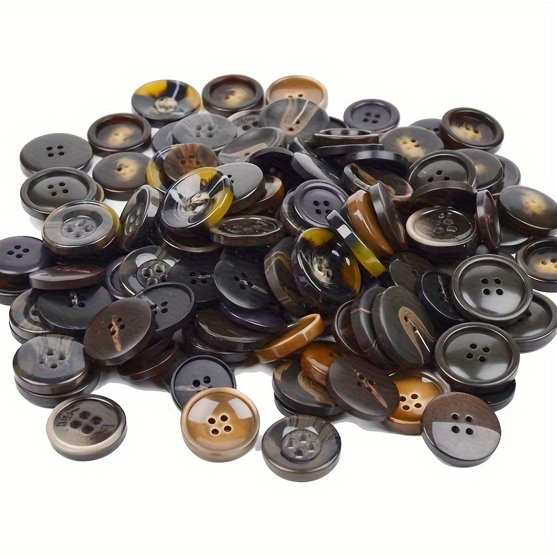 

[customer ] 100pcs/50pcs. Random 5 Models. Round Resin/plastic Buttons. Used In Clothing Accessories. Fastening Tools. Diy Hand Decorations