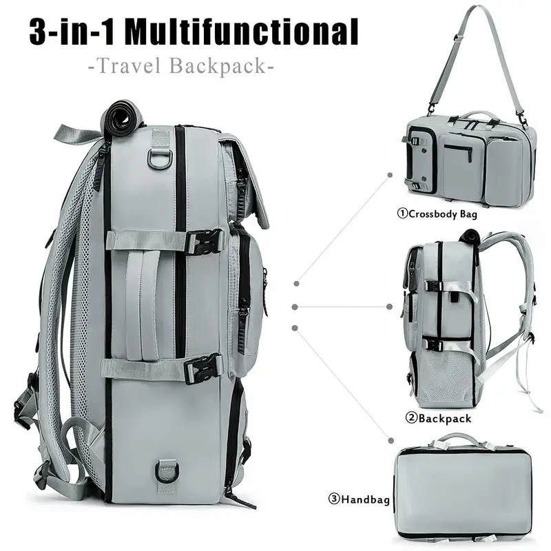 3 in 1 laptop backpack 18 inch 46cm mens computer bag - Temu 3 in 1 laptop backpack 18 inch 46cm mens computer bag - Temu