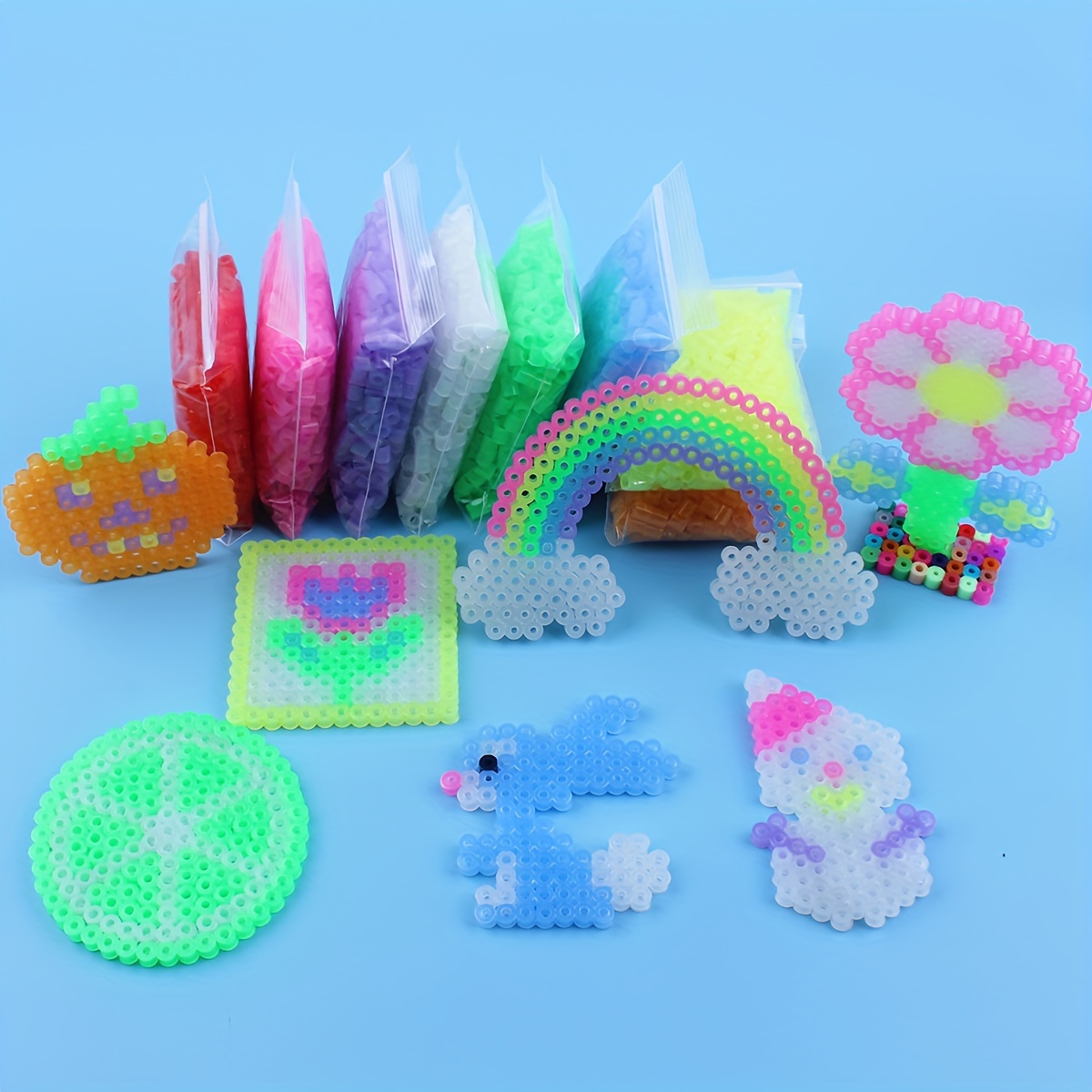 

-the- Beads Kit - 500pcs, 8 Colors, 5mm Ironing Beads For And Crafts