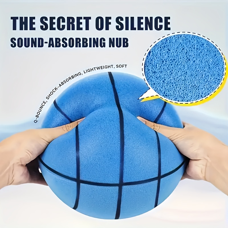 

Indoor Foam Basketball - , High-density Noiseless Training Ball, Safe & , Indoor Play & Practice - Suitable For 14+