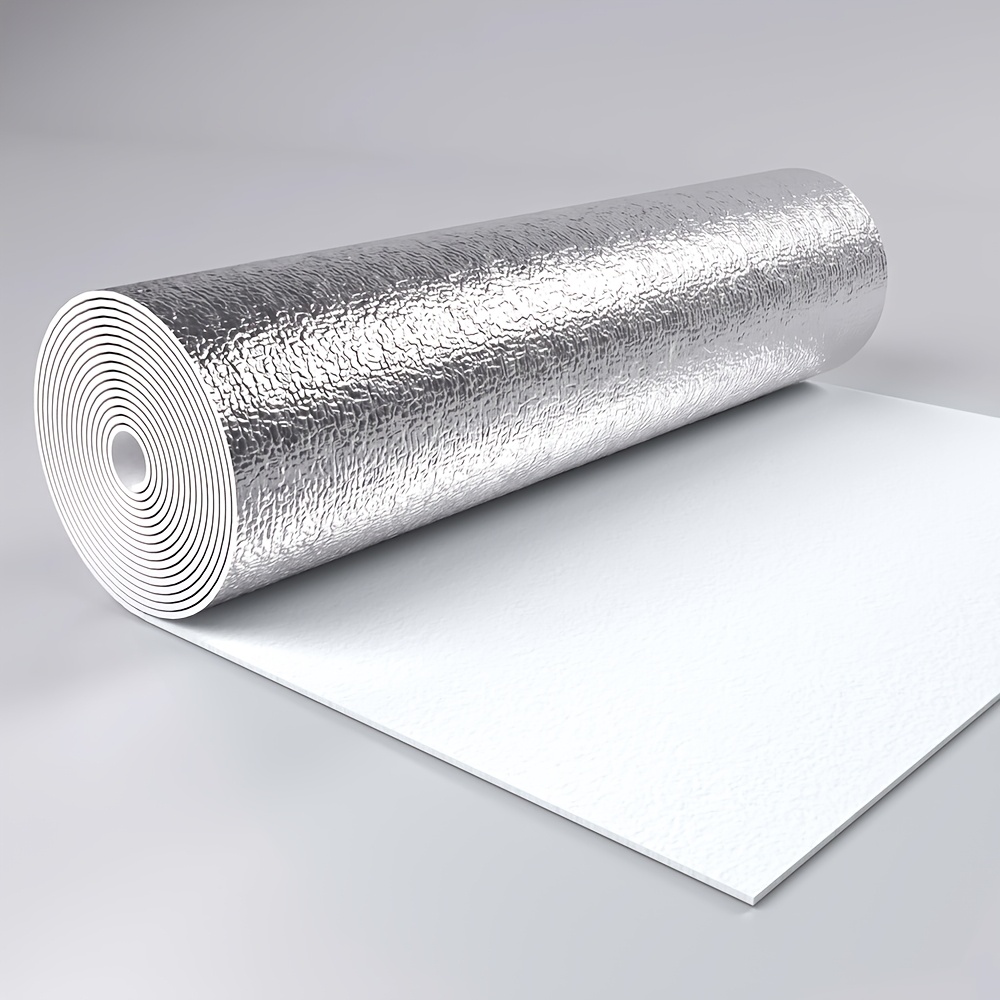 Image of 1 Roll Of Adhesive Window Insulation And Sunshade Film - Equipped With Circular Adhesive Strips, For Drilling Installation, The Sun, Suitable For Bedrooms, , Roofs, Rvs, Glass Windows And Doors