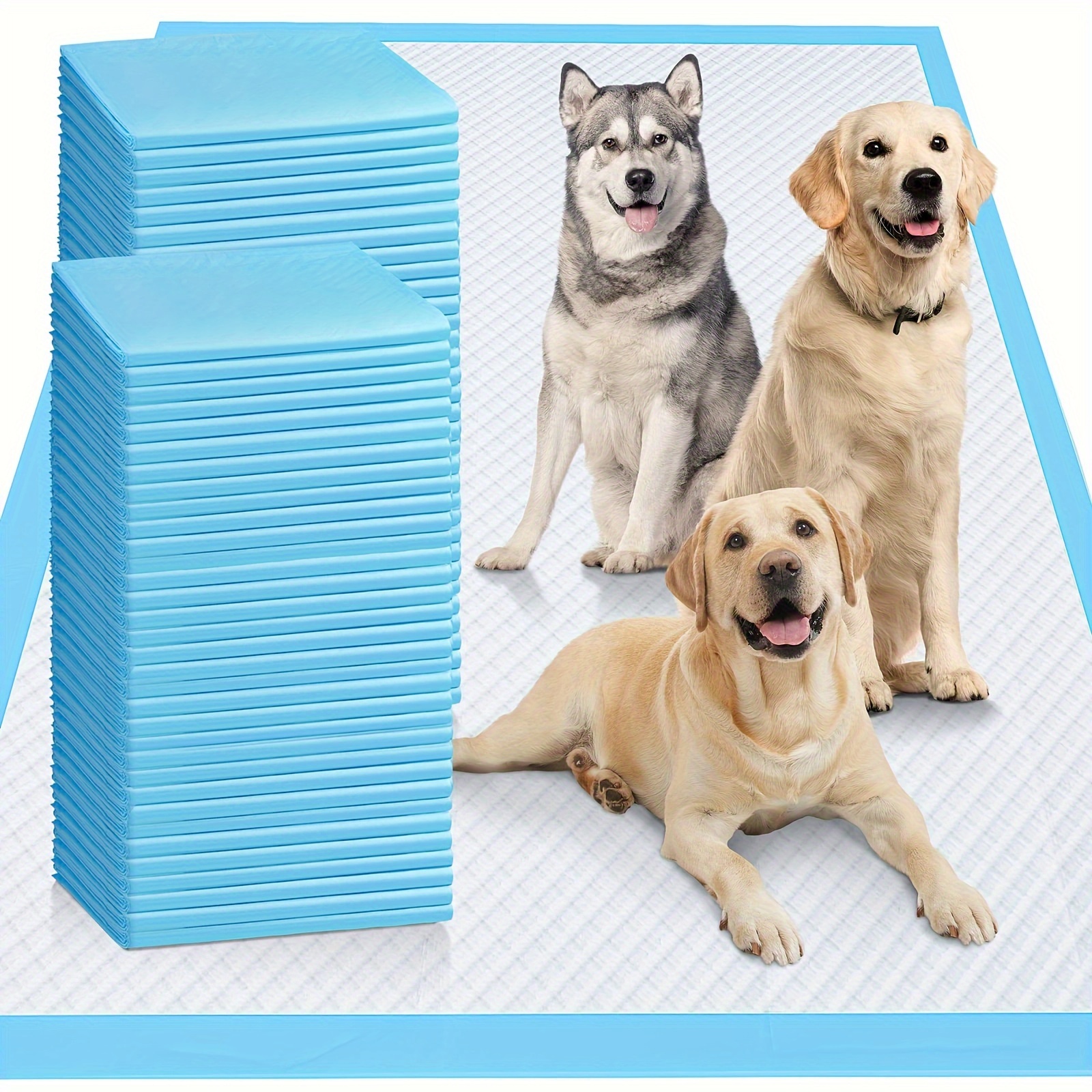 

Gimars 4xl 36"x36" Thicken Heavy Absorbency Dog Pad, Extra Large Jumbo Disposable Polymer Quick Dry No Leaking Pee Pads For Dogs, Cats, Rabbits Pets 30/45/100/150/200 Counts