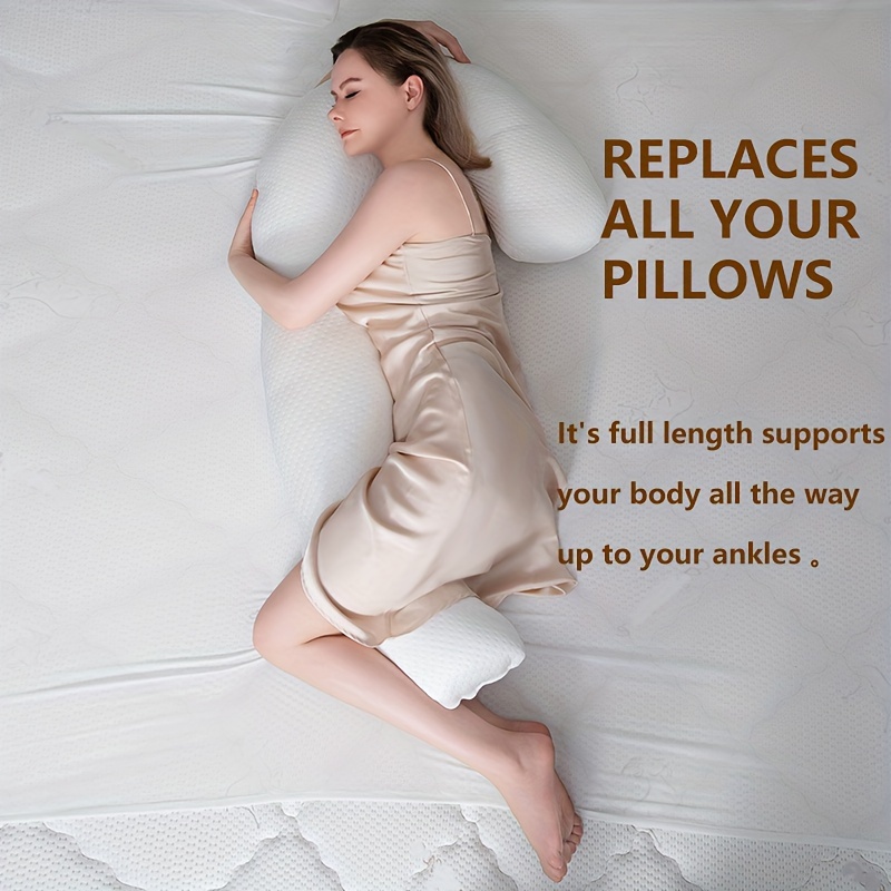 Single Swan Sleep Pillow, Fabric, Comfortable And Soft, Full Pregnancy Sleep Pillow