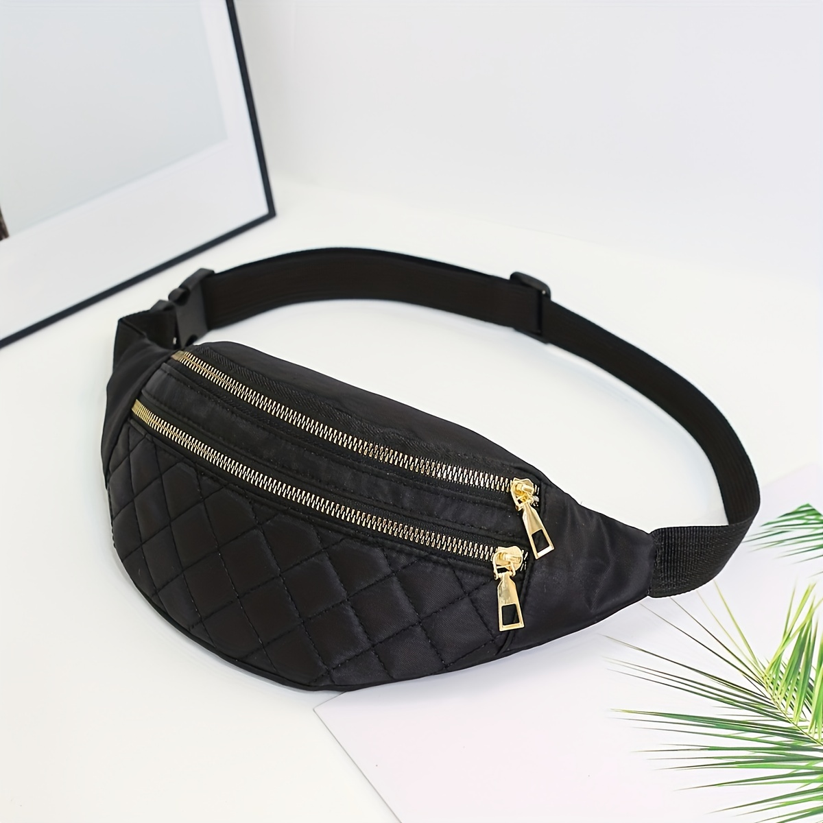 E-shop Diese einfarbige Brusttasche, Körperbeutel, Sport-Fitness-Tasche, Damen-Tasche, -Schultertasche, Hüfttasche, Münzfach, kleine Tasche,