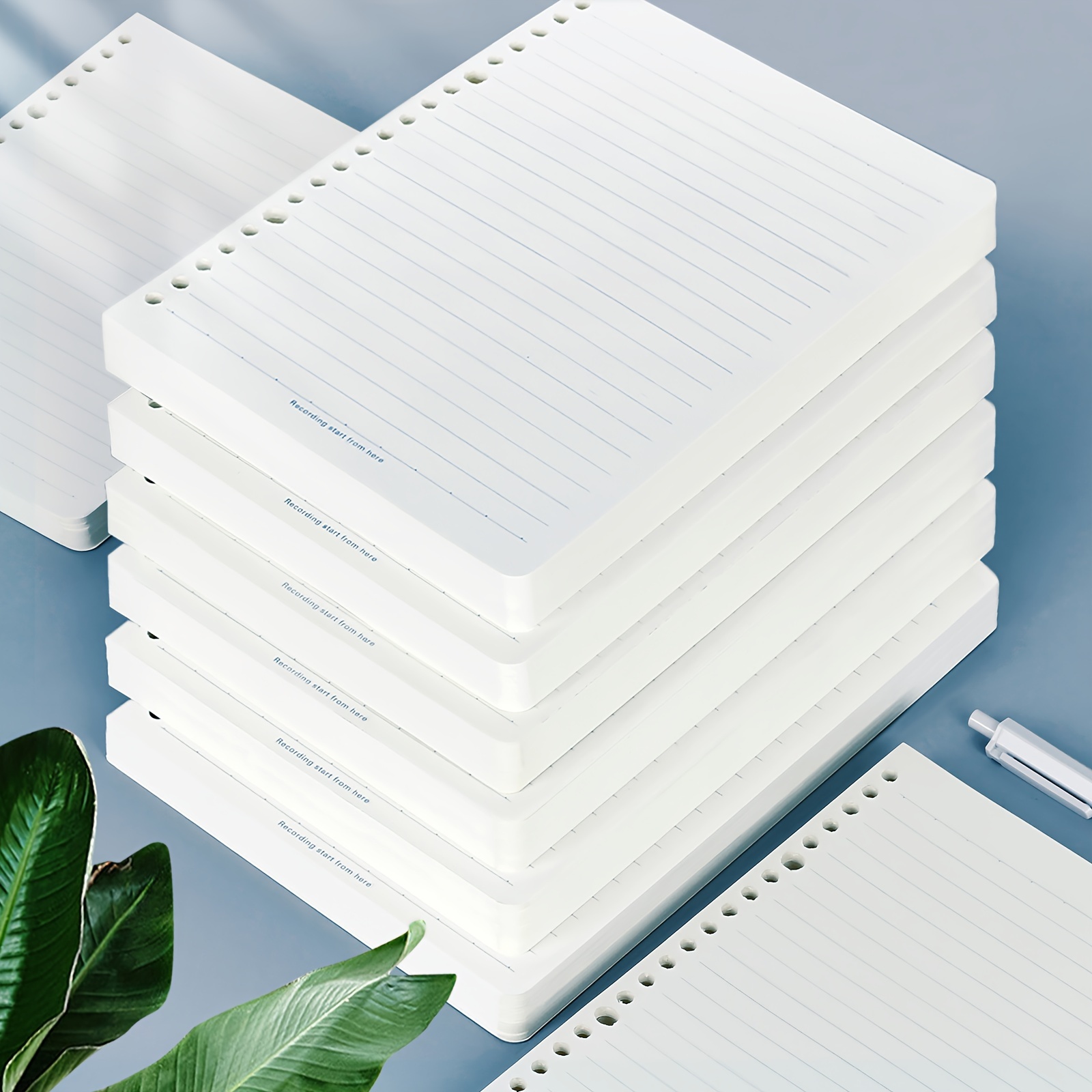 

1 Piece/3 Pieces/5 Pieces, 200 Pages/600 Pages/1000 Pages, A5/b5 Detachable Portable Loose-leaf Paper Refill, Thick Loose-leaf Paper, Suitable For Loose-leaf Binders, Notebook Inserts And Diaries