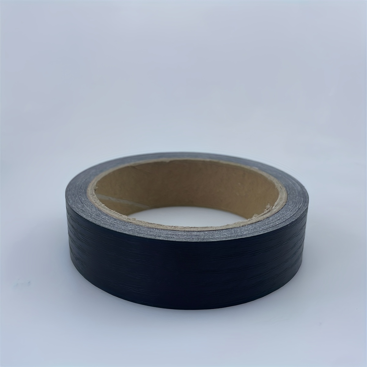 Image of 1pc 10m Pvc Self-adhesive Black Wood Grain Sticker Strips Peeling And Pasting Border Grout Background Wall Decoration