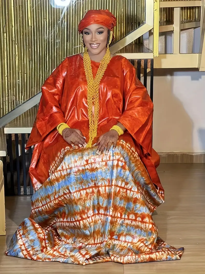 nigerian traditional fashion dresses Nigeria Ladies Caftan Dress African Dress for Women Traditional Loose Abaya Robe