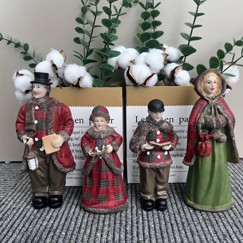 TEMU A Girl's Ornament With Flowers In Her Clothes, Hiding A Sadness. Love Is With Us, Suitable For Decorations Such As Christmas, Halloween,