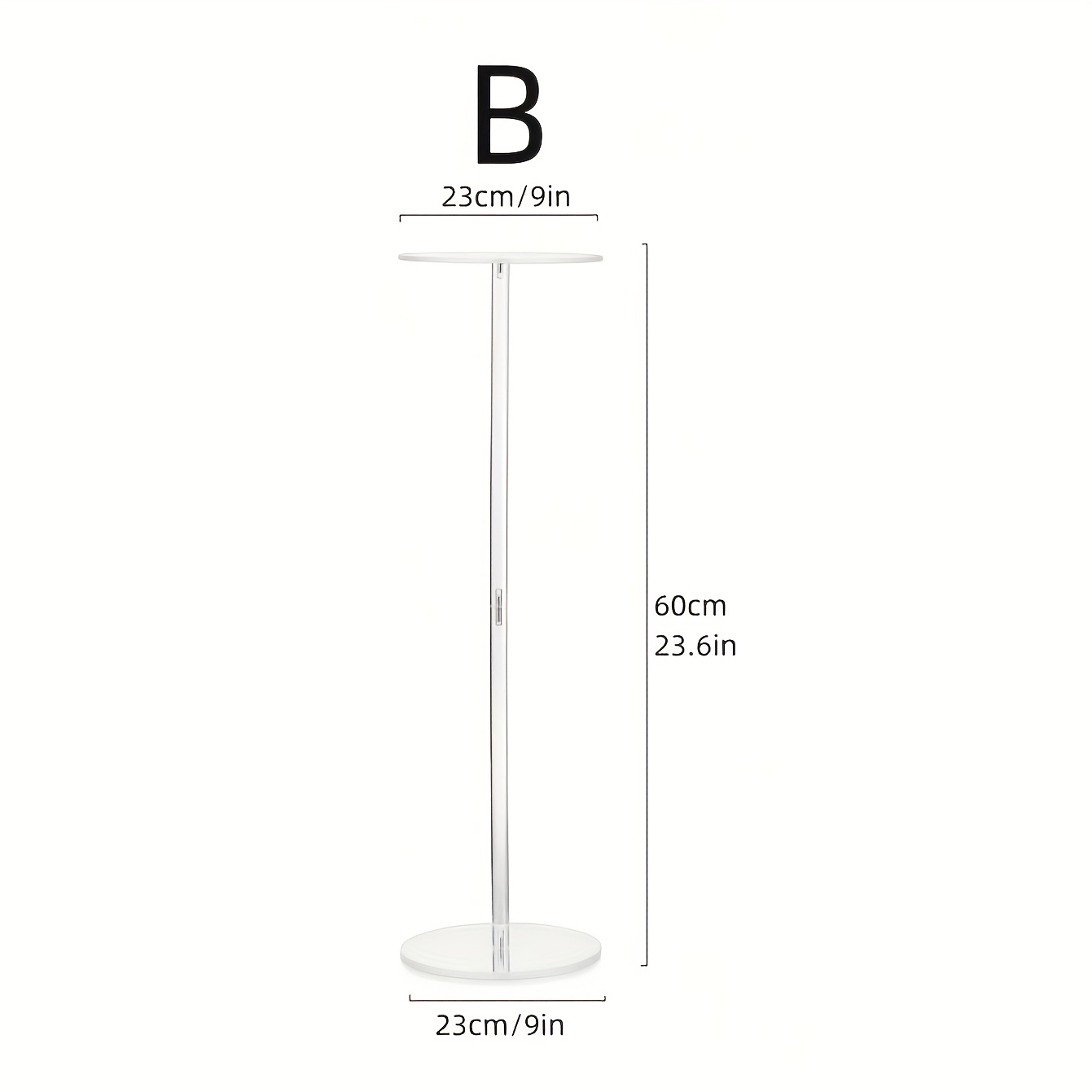 E-shop Die transparenten Acryl-Display-Basis und Blumenständer sind geeignet für Hochzeiten und Weihnachten, Halloween und andere Party--Dekorationen.
