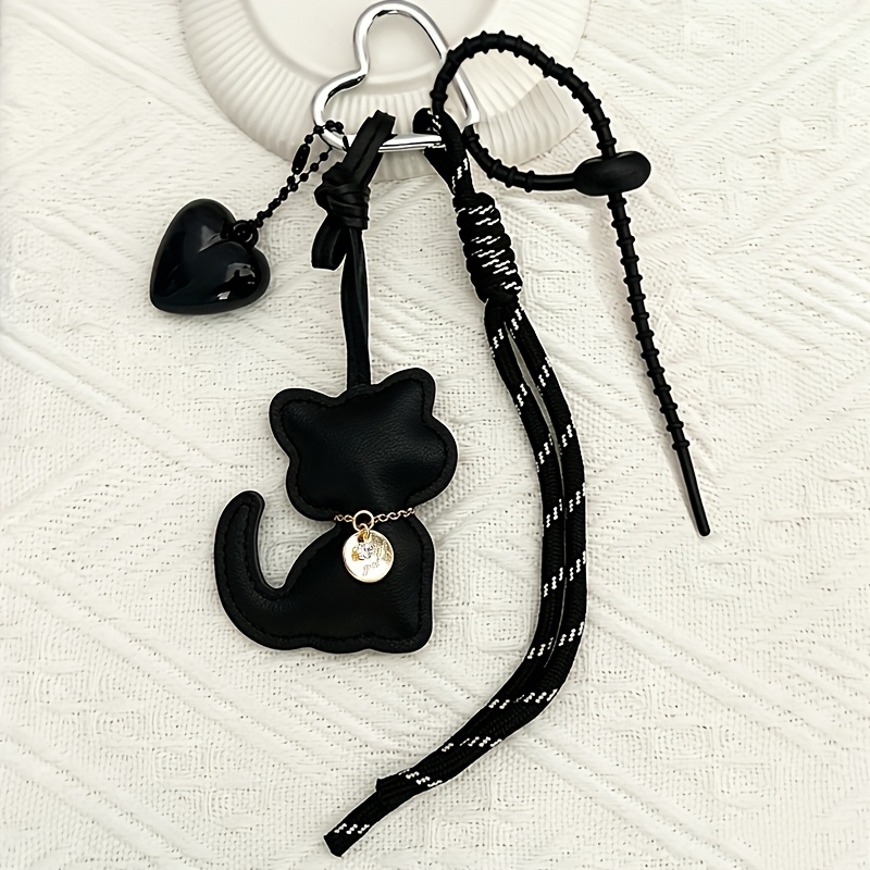 TEMU Portachiavi con ciondolo a forma , ciondolo per borsa, accessorio e divertente per borse