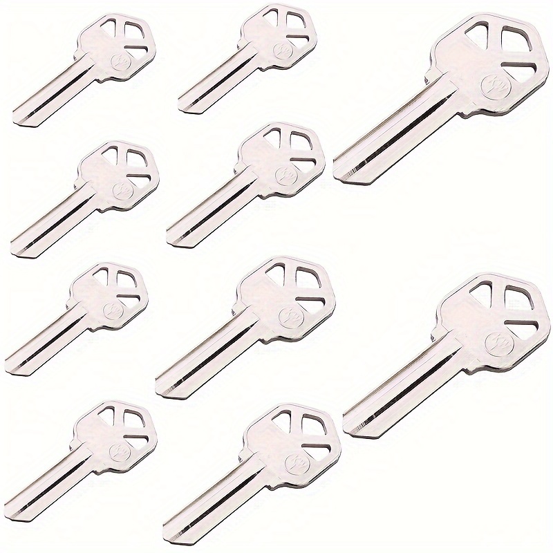 

10pcs Blank Keys, Uncut Blank Key, Copper Structure Blank Key