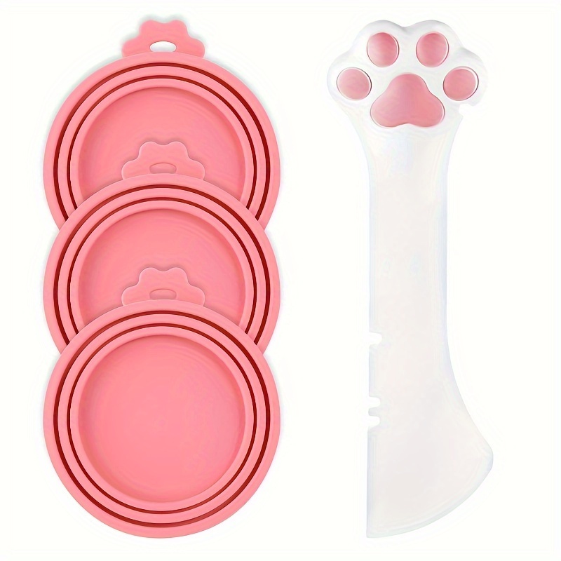 Lids Pet Food Covers Cute Cat Spoon Silicone Pet Food Lids Temu