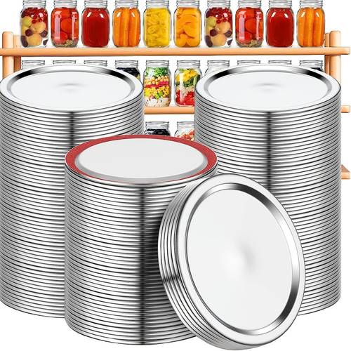 regular wide mouth canning lids for mason jar lids regular wide mouth bulk canning jar lids for canning food fruits decorations kitchen storage 70 86mm 48 24 12pcs