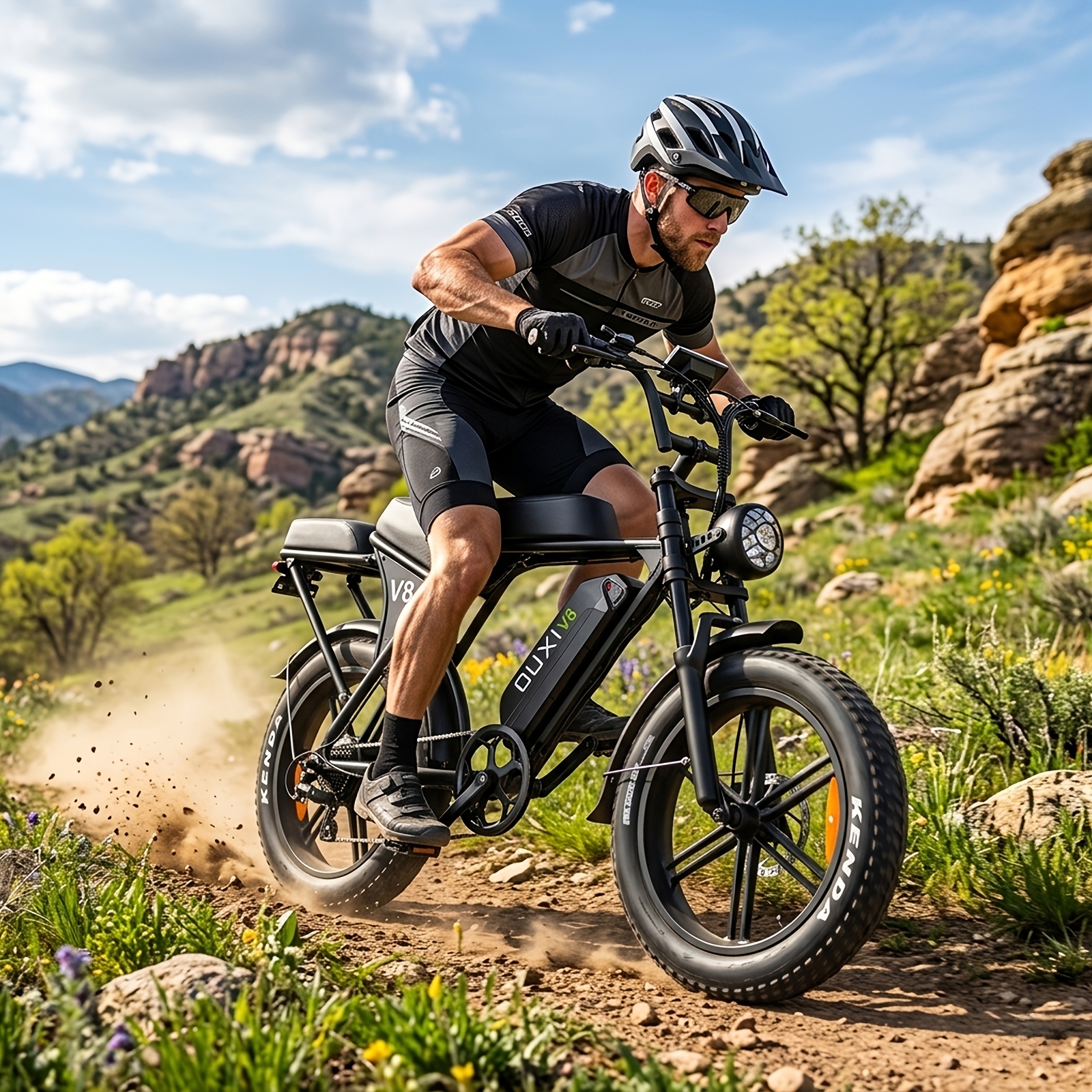 electric bike v8 electric mountain bike with 500w motor 48v 15ah 30ah removable larger battery 19mph h 20 tire e bike adult electric bicycles electric dirt bike electric mountain bike electric bicycle for adults e bike Product details 0