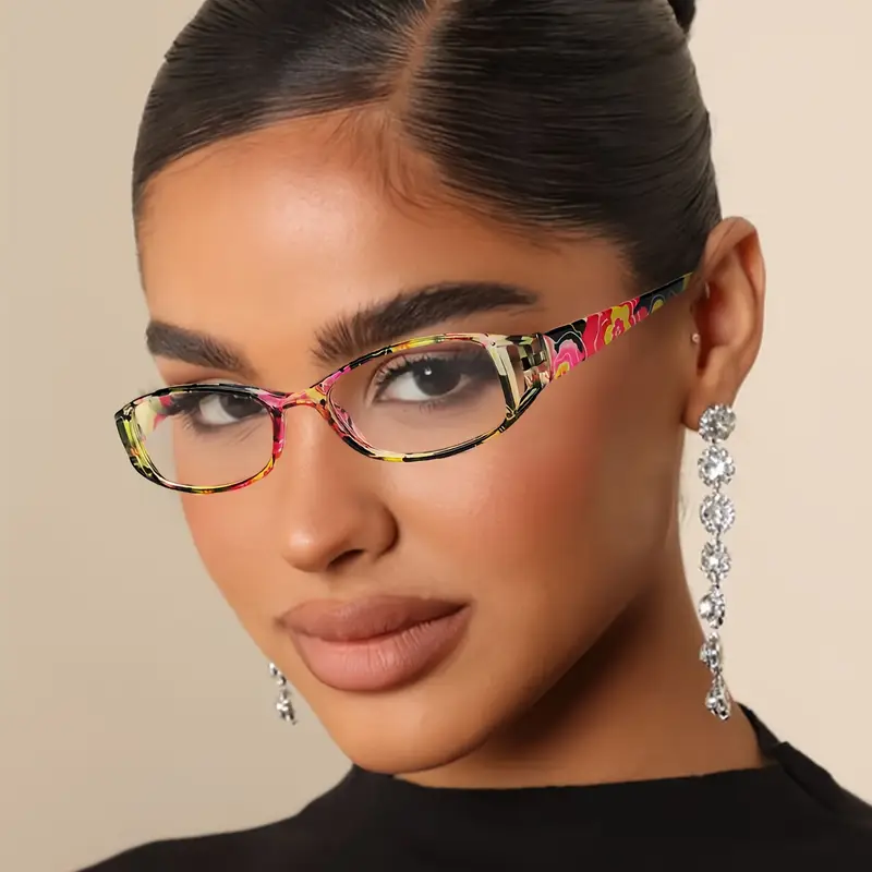 8pcs womens floral reading glasses with anti glare blue light blocking lenses 1 0 to 4 0 magnification multi floral patterns purple teal for computer phone books use ideal gift for book lovers professionals sturdy eyewear multipack protection stylish optical wear vision support Product details 0