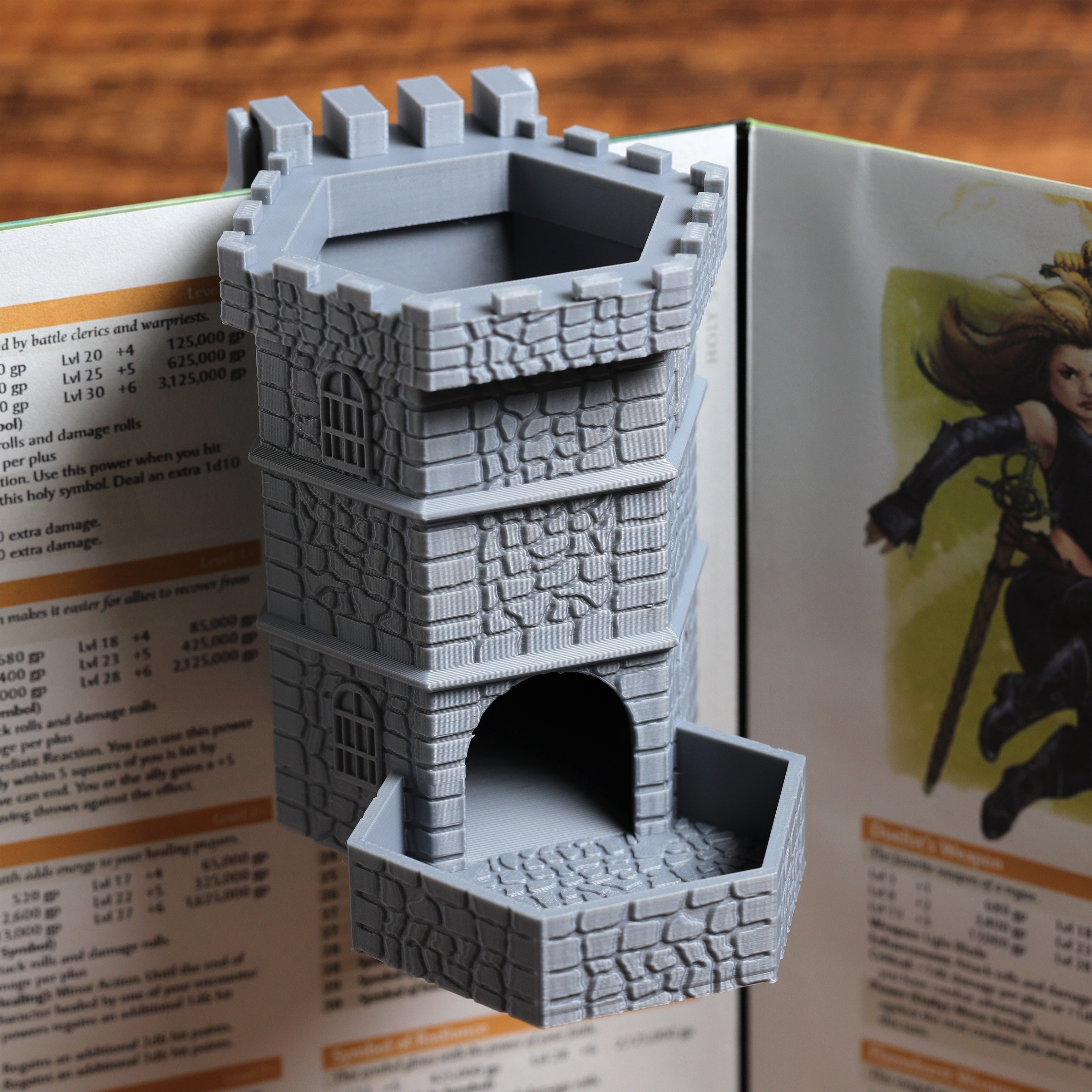 

de Dés Compacte en Plastique de Donjon & de Rangement - Écrans de RPG