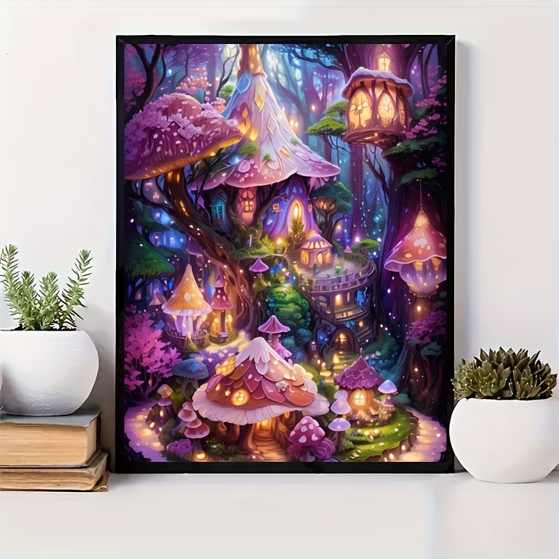 

Diamond Painting Art "mushroom Cottage" Series 2024 Full Diamond Painting Mosaic 5d Diy Stitch Kit Diamond Painting Art Home Decor