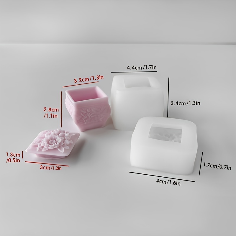 TEMU Stampo in Silicone a Forma Fai-Da-Te, per Scatola di Conservazione in Resina Epossidica - Strumenti e Forniture per Artigianato