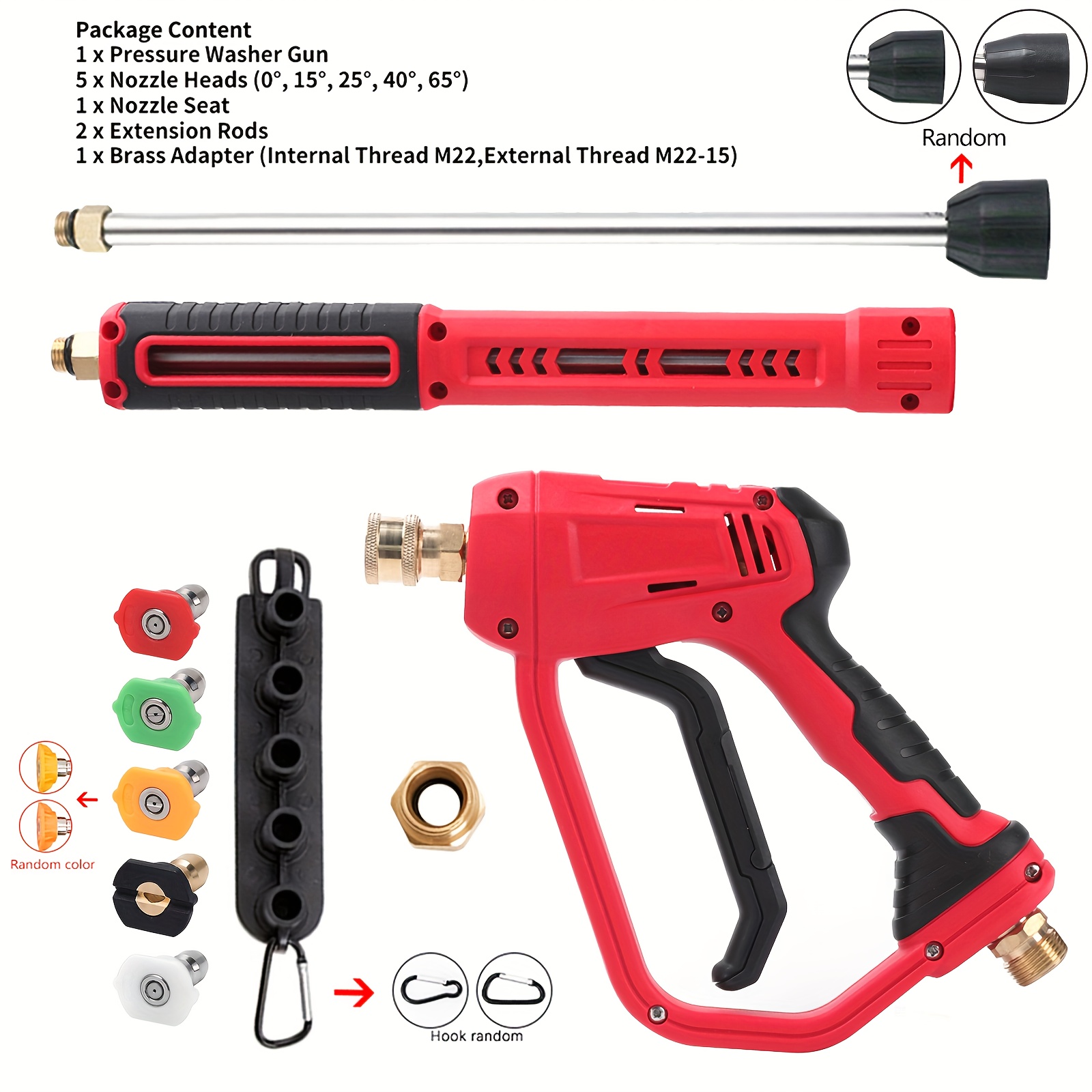 Pistolet à Eau Haute Pression, Pistolet De Remplacement Pour Nettoyeur Haute Pression 5 000 Psi Et 5~p138284153