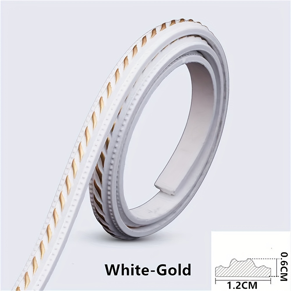 Mirror Picture Frame Decor Edging Line Self-adhesive Punch-free Soft Pvc Wall Lines