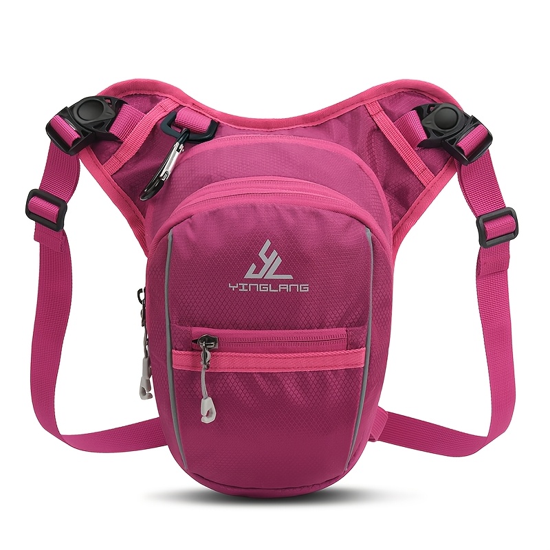 Versatile Sports Leg Bag With Zipper - Ideal For Cycling, Running And Outdoor Activities