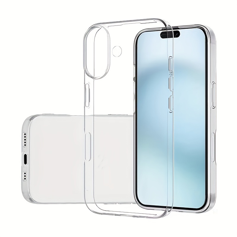 

Coque de téléphone légère adaptée à l'/16 Plus - Coque arrière transparente en TPU souple