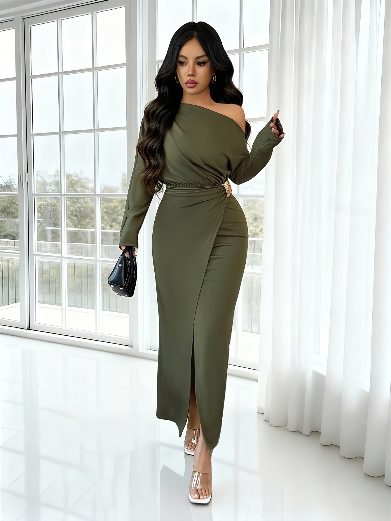 green mesh dress - Mauritius