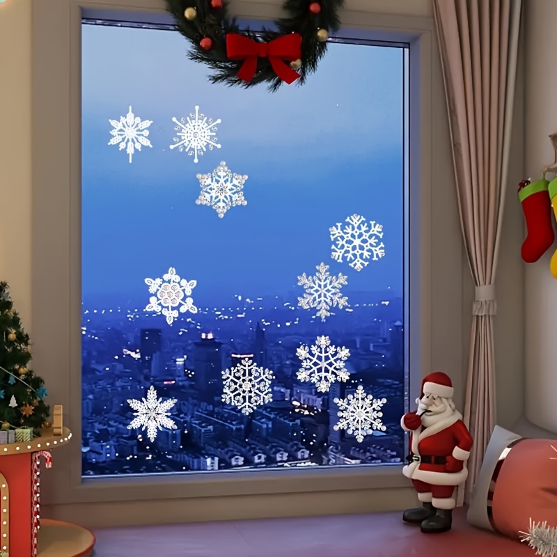 TEMU 10pcs, Snowflake Diy Diamond Home Decorations, Diamond Painting Crafts, Diy Diamond Painting Decorative Stickers, 5d Diamond Painting Window