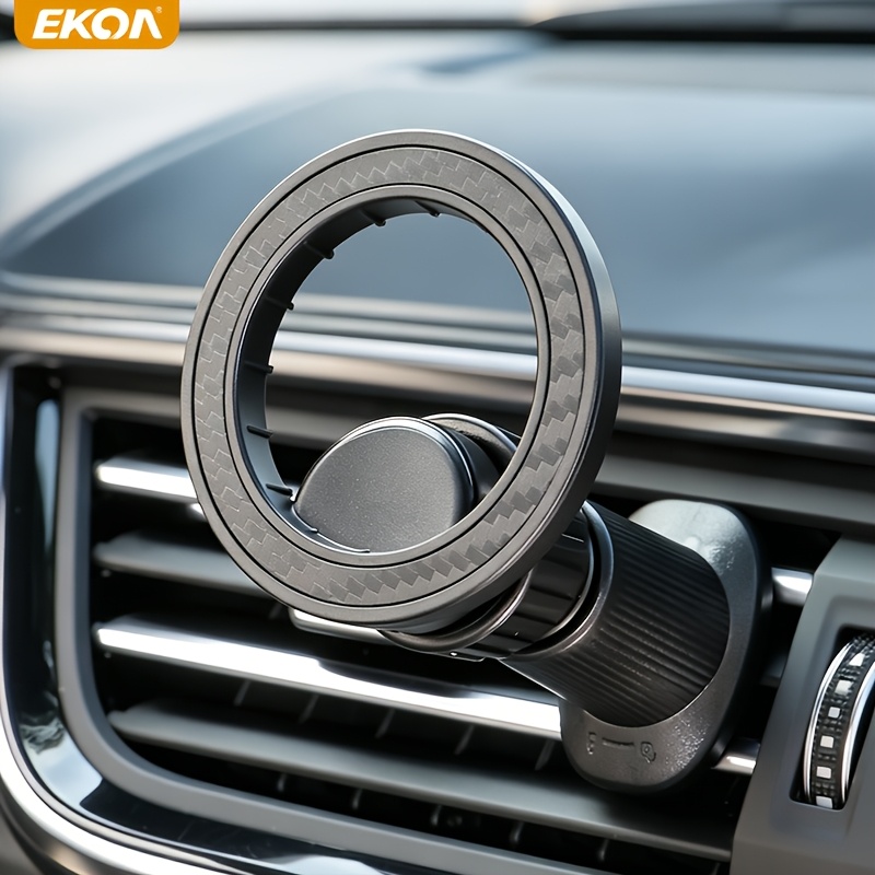 TEMU Ekoa Universal Car Phone Holder, A Popular Car Air Vent Mount With Magnetic Suction Head, Compatible With Magsafe. This Versatile Car Phone