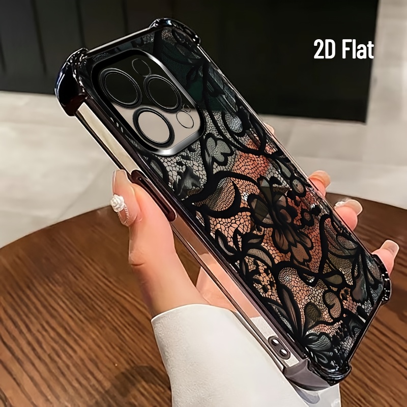 TEMU Phone Case - 2d Flat Phone Case Compatible With Iphone17/16/15/14/13/12/pro/ Plus/17air/16e/iphonex/iphonexr/iphonexsmax/electroplated Anti-drop