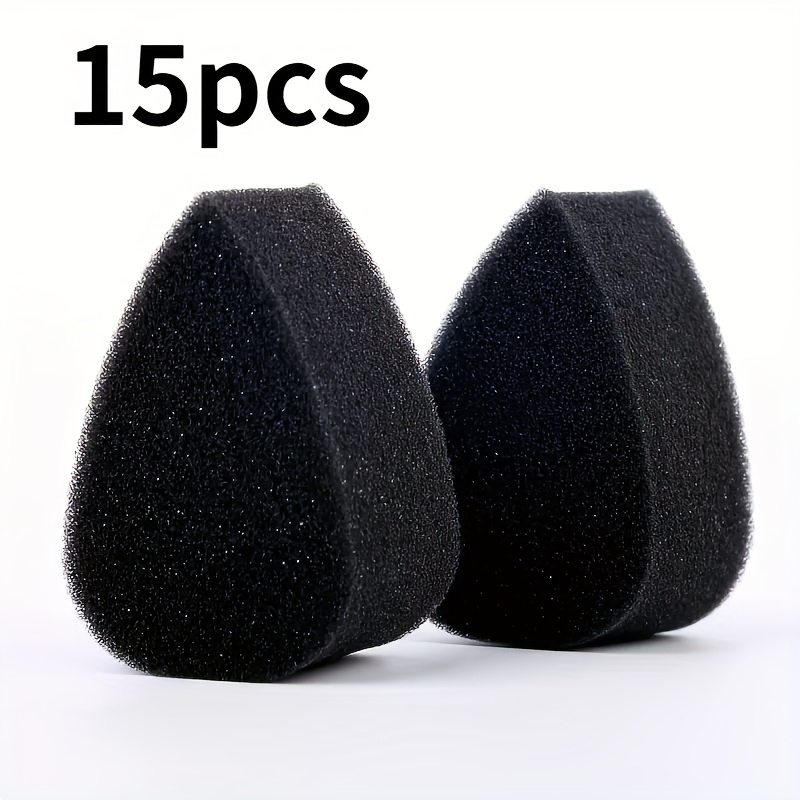 Image of 15pcs Petal Face Painting Sponges, High Density Face Painting Supplies, Easy To Clean And Cut, Rubber Material, Suitable For Facial And Body Art, Makeup Applications