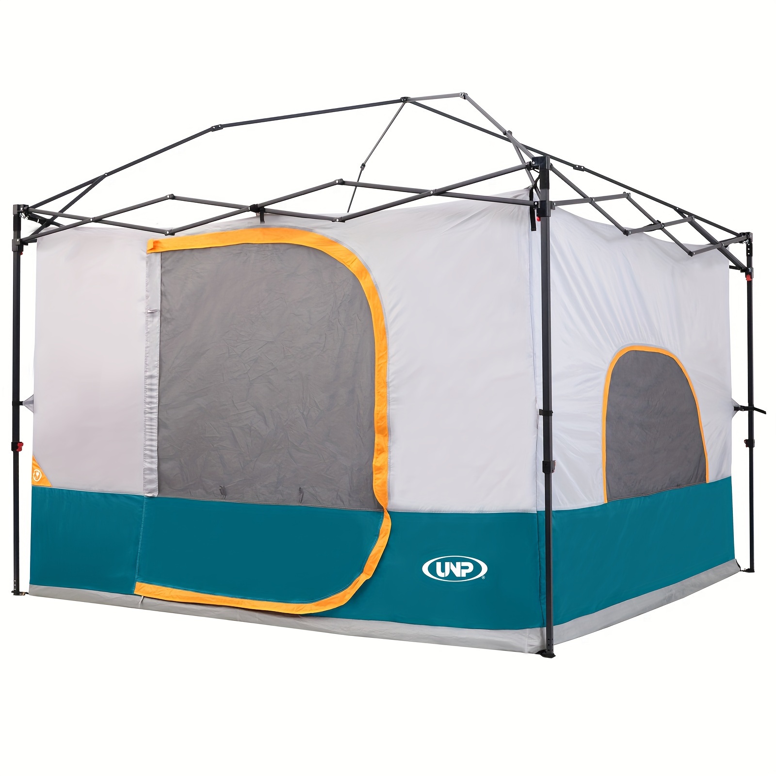 

Unp Camping Cube - Inner Tent For 10' X 10' Pop Up Canopy, Easy Setup, Fully Vented Roof, Enclosed Canopy Space, Ocean Blue (frame Not Included)