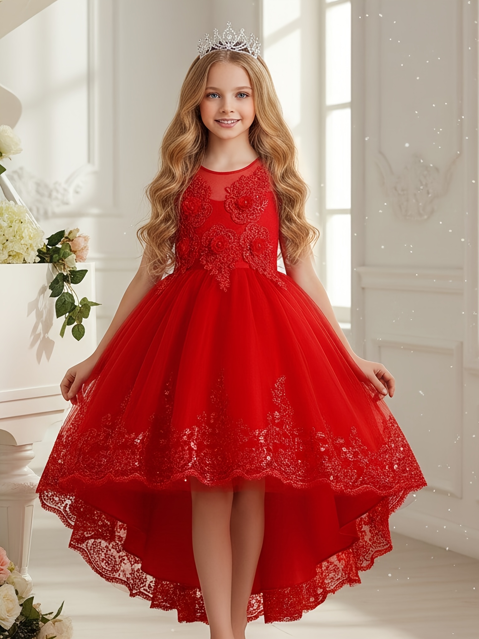 dress skirt wedding dress tulle skirt sleeveless lace train