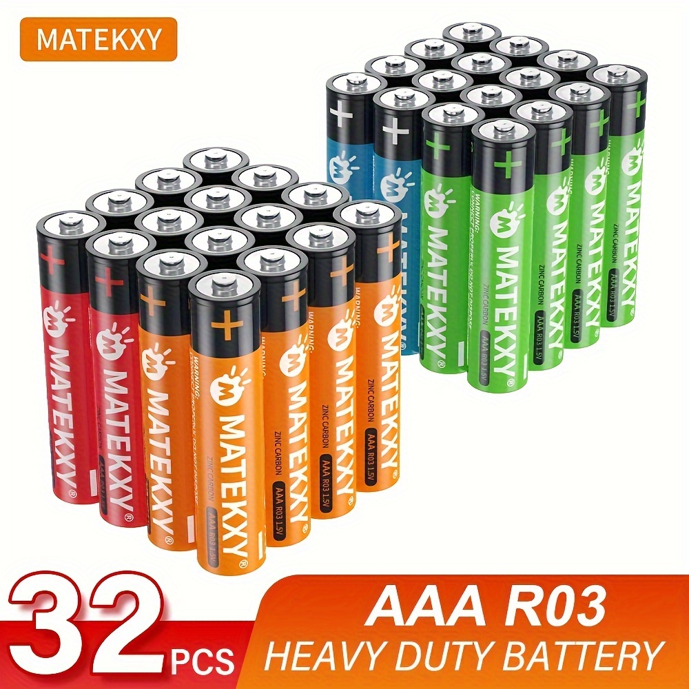 AmpTORRENT Batería recargable AAA, baterías AAA recargables NiMH de 1200  mAh, pilas AAA de 1.2 V recargables de larga duración, batería recargable  de