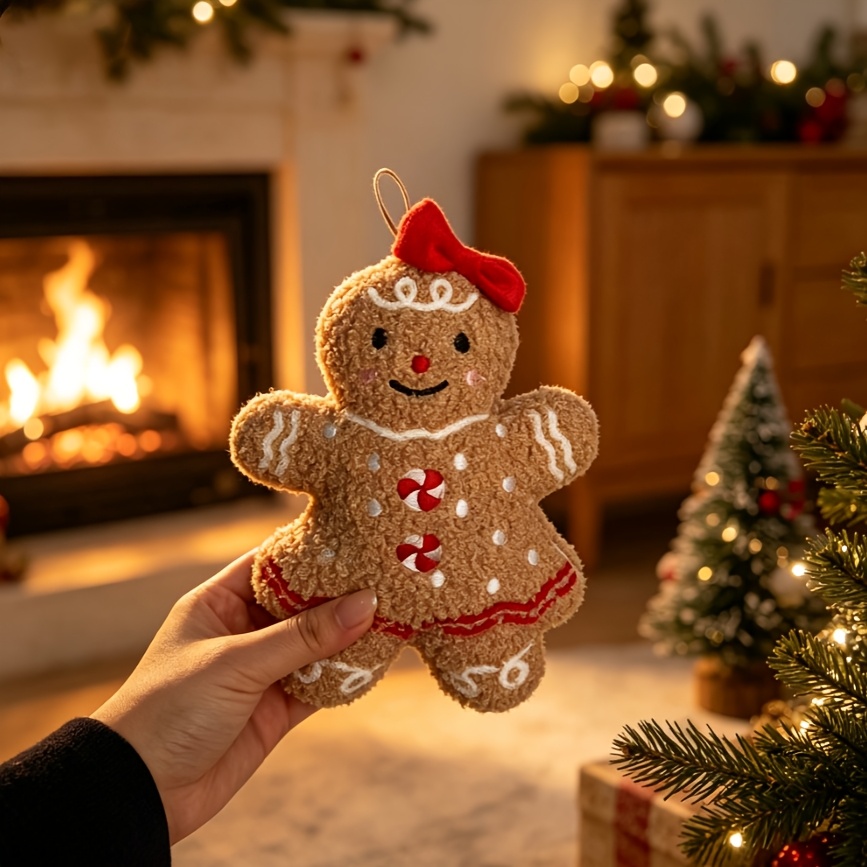 Gingerbread Plush Christmas Stuffed Toy