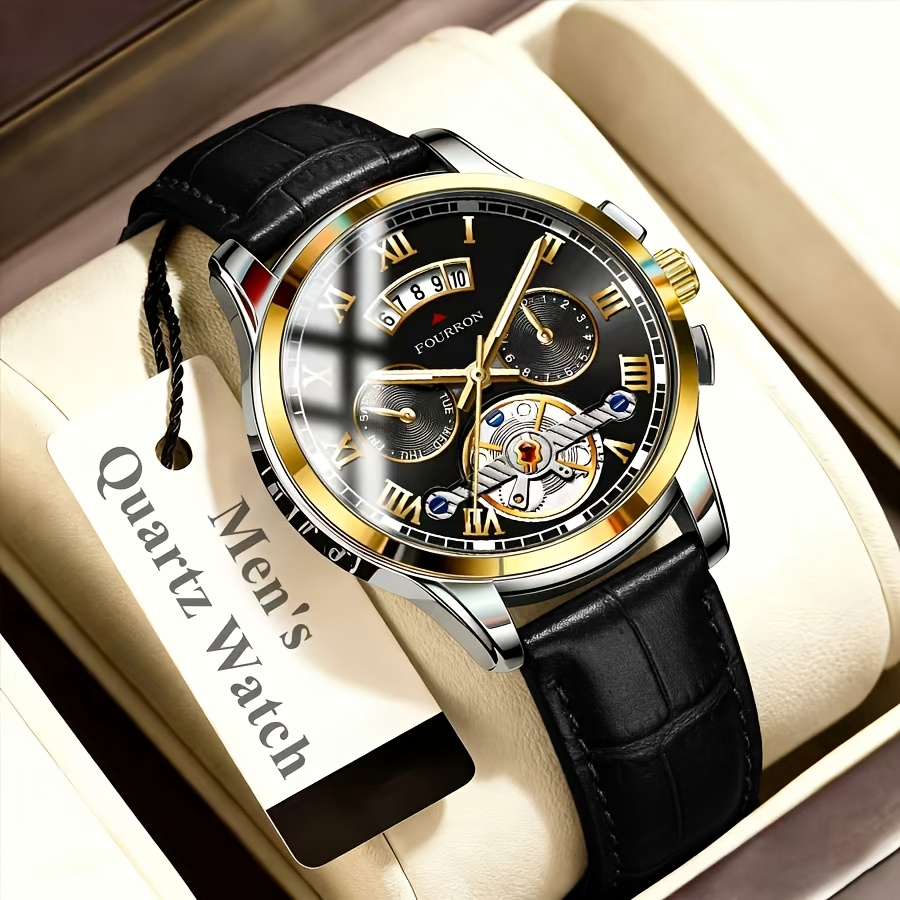 Fully Automatic Quartz Watch with Minimalist Design