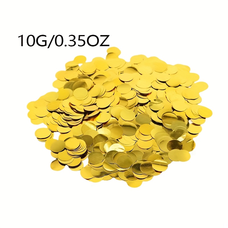 10.000 stuks kleurrijke confetti, grote confetti, bruiloft, pastel, verjaardag, meerkleurig, ronde papierresten, 100 g, voor geschenkdoos, decoratie, bruiloft, verjaardag, doop, Valentijnsdag