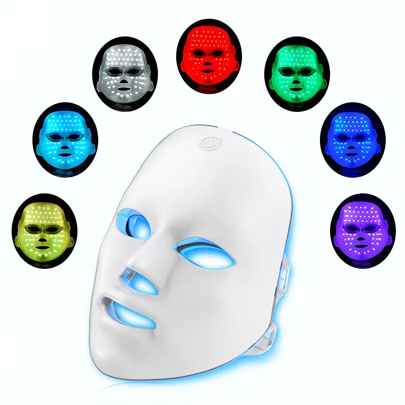 7-Color LED Facial Therapy Device - Portable Skin Care Tool – detail 10