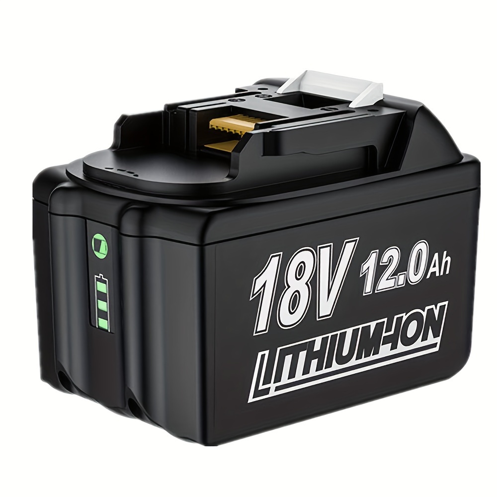 

18v 12.0ah Replacement Battery Compatible With Bl1850 Bl1815 Bl1830 Bl1835 Bl1840 Bl1860 Bl1812 Lxt400 194204-5 194205-3 194230-4 194309-1 Lithium-ion Battery Tools With Led Indicator