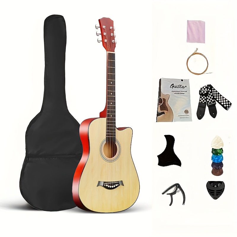 38 Inch Matte Acoustic Guitar - Suitable For Beginners And Adults,... product image 6