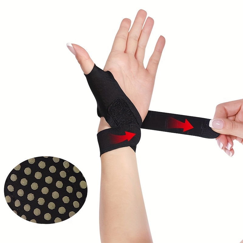 

1pc Wrist Support Brace Sports Exercise Training Hand Wrist Wraps With Thumb Loops -suitable For Hands