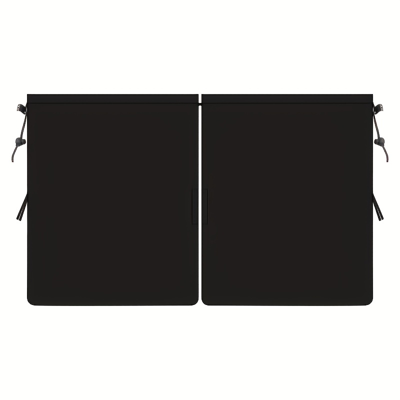 Image of No-drill Car Partition Curtain, Front And Rear Row Light-blocking Privacy Screen, Suitable For Travel And Camping Use