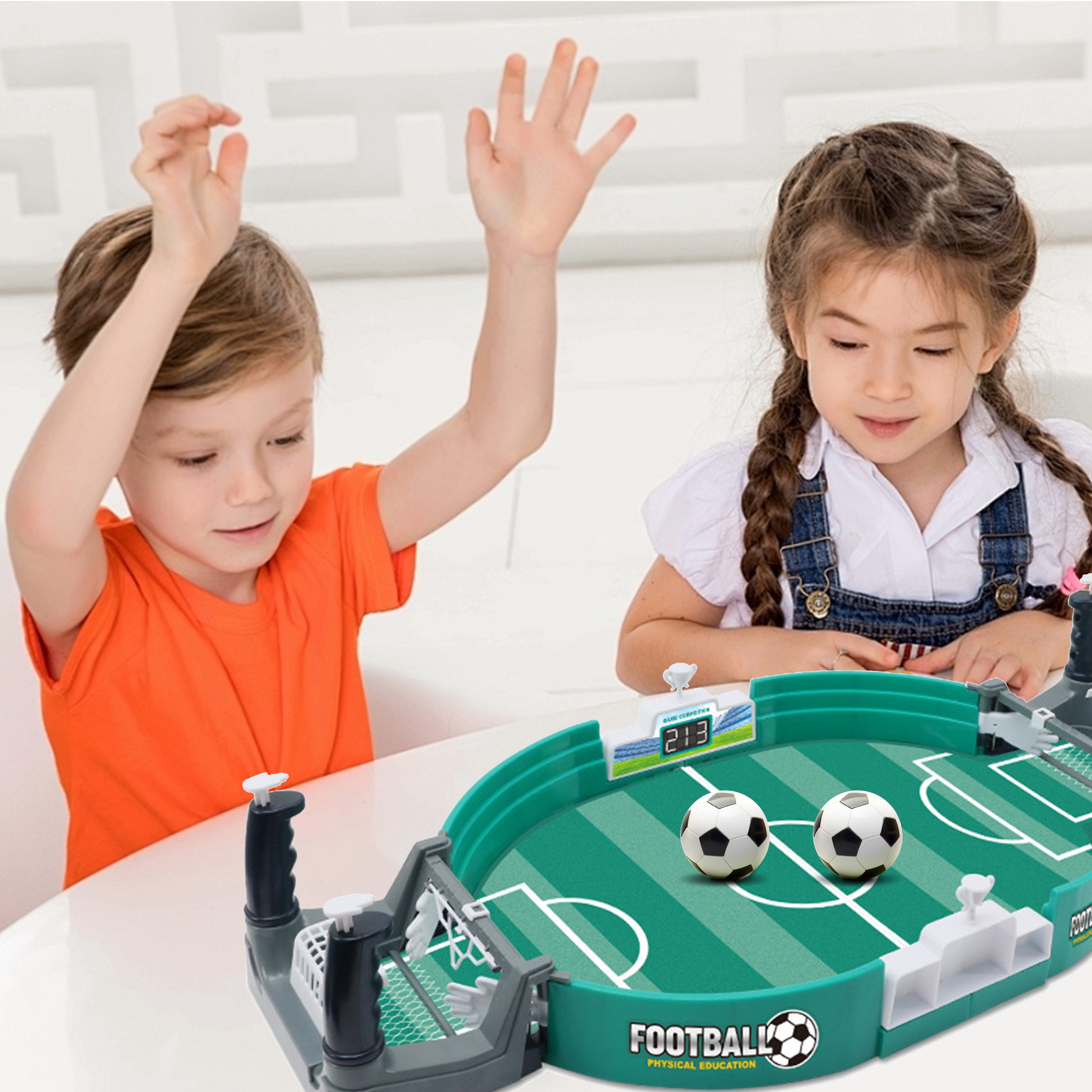 parent child interaction family childrens education table football two player table educational board game football two player game for children details 3