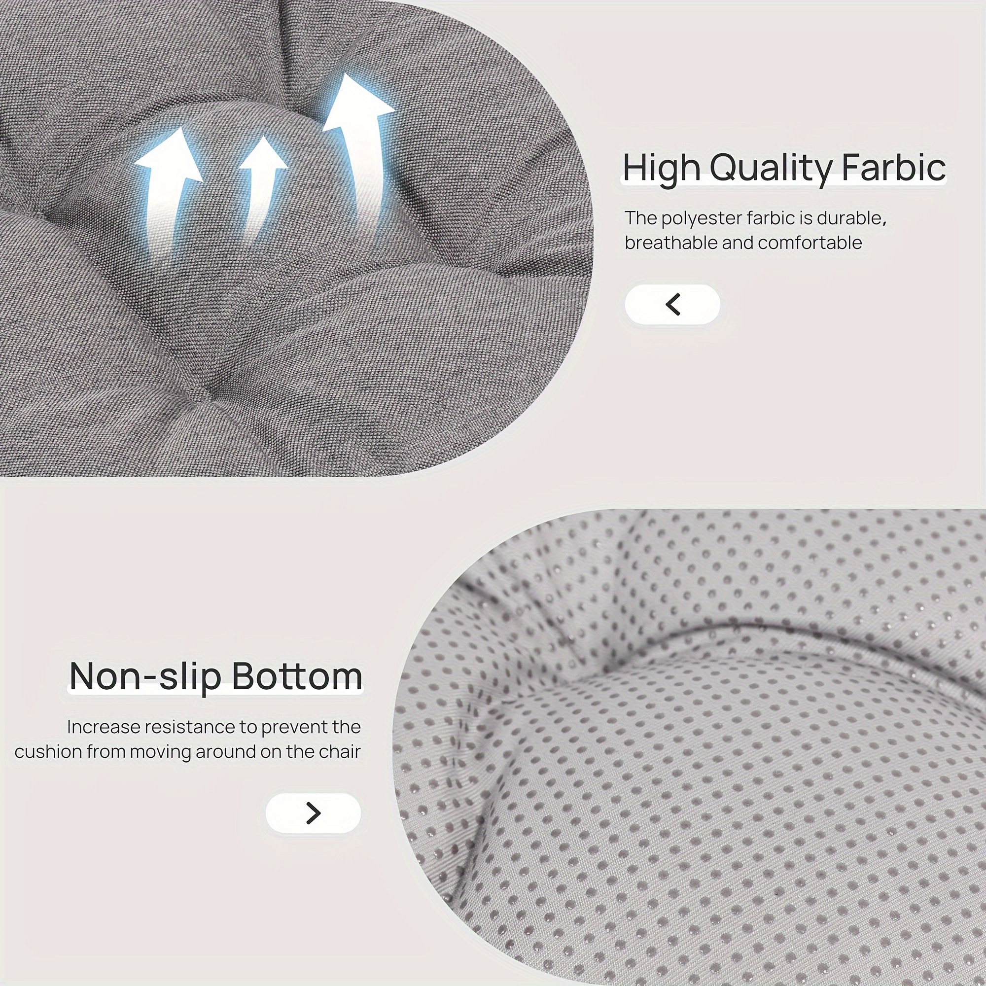 memory foam chair cushions set of 4 m l size outdoor indoor chair pads for dining chairs 4 pack seat cushions for kitchen dining room office patio chair details 4