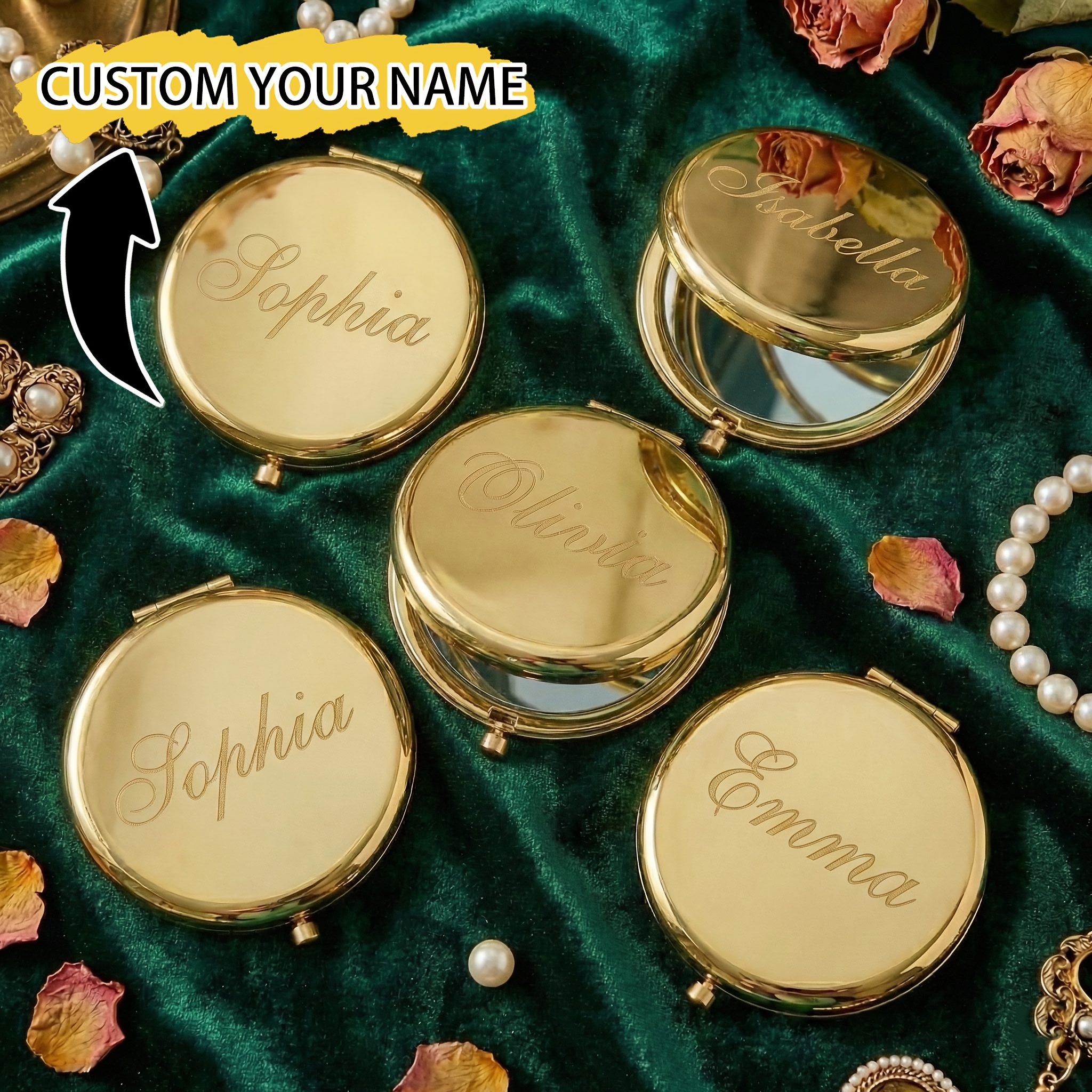 personalized mirrors sold on Temu United States
