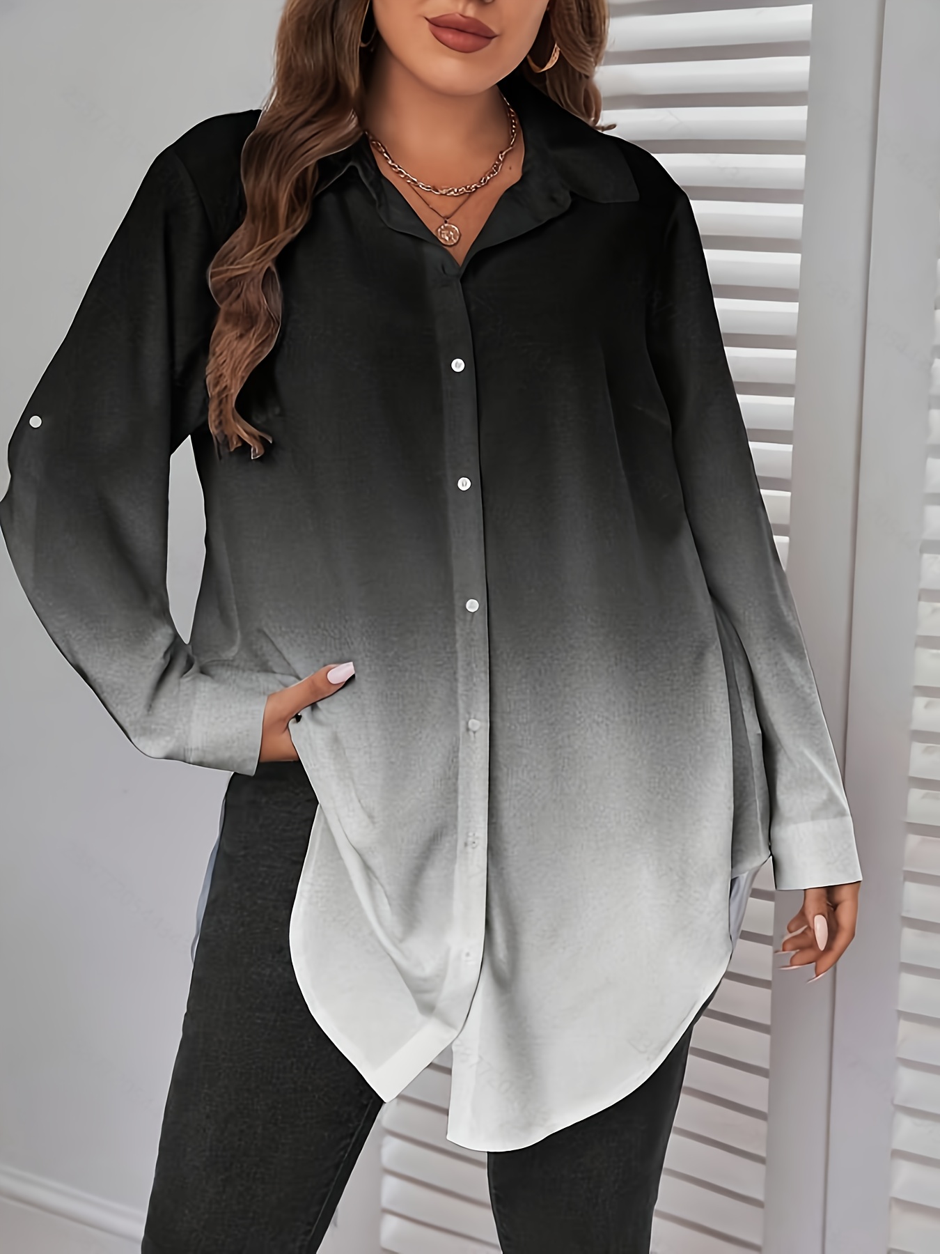 Cream Textured V Neck Ruched Long Sleeve Top | Tops | USA
