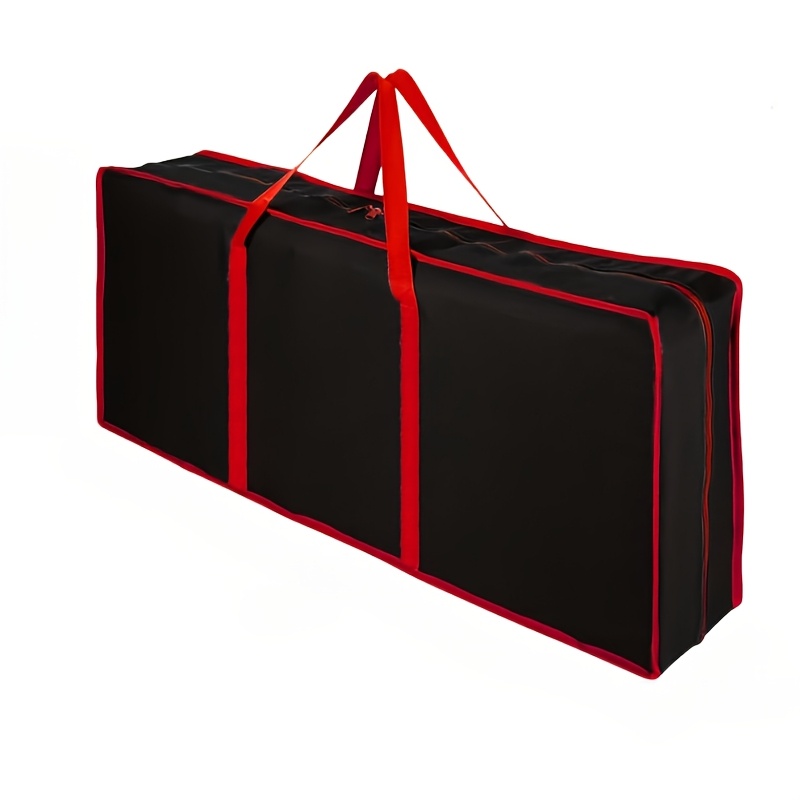 TEMU Heavy Duty Extra Large Storage Bag, Moving Tote Bag With Reinforced Handles & Smooth Zipper, Foldable Wear-resistant Organizer For Clothes